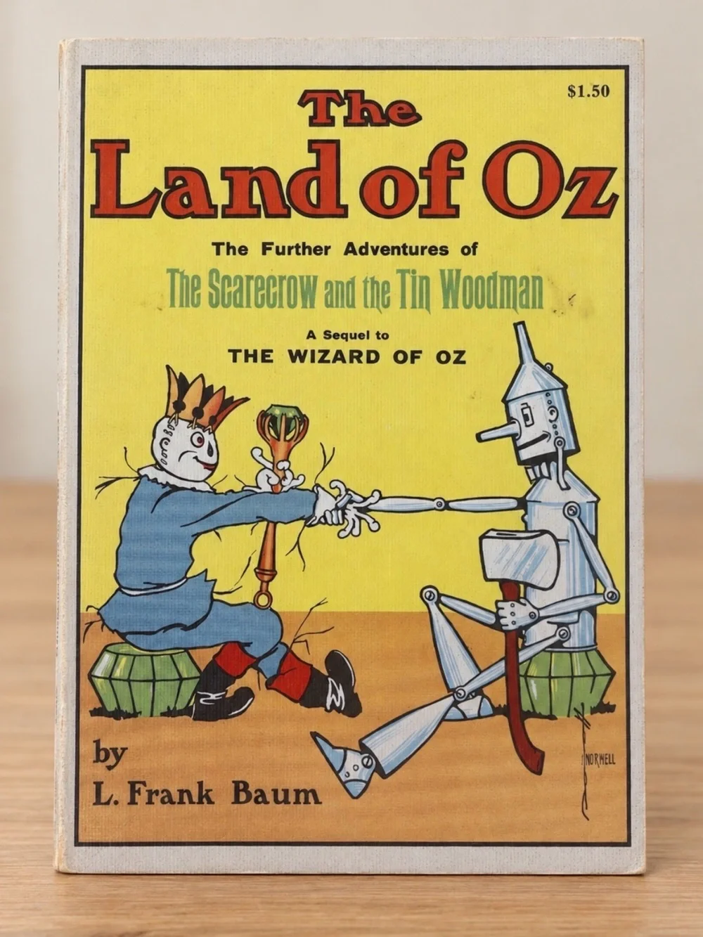 L. Frank Baum Books Set of 3 Magic of OZ Tin Woodman of OZ The Land of OZ